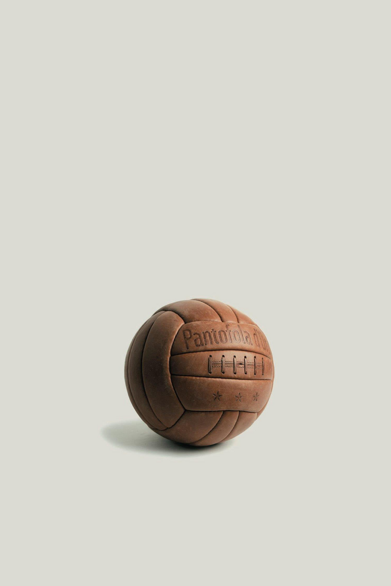 Pantofola Doro Pallone da calcio in pelle vintage