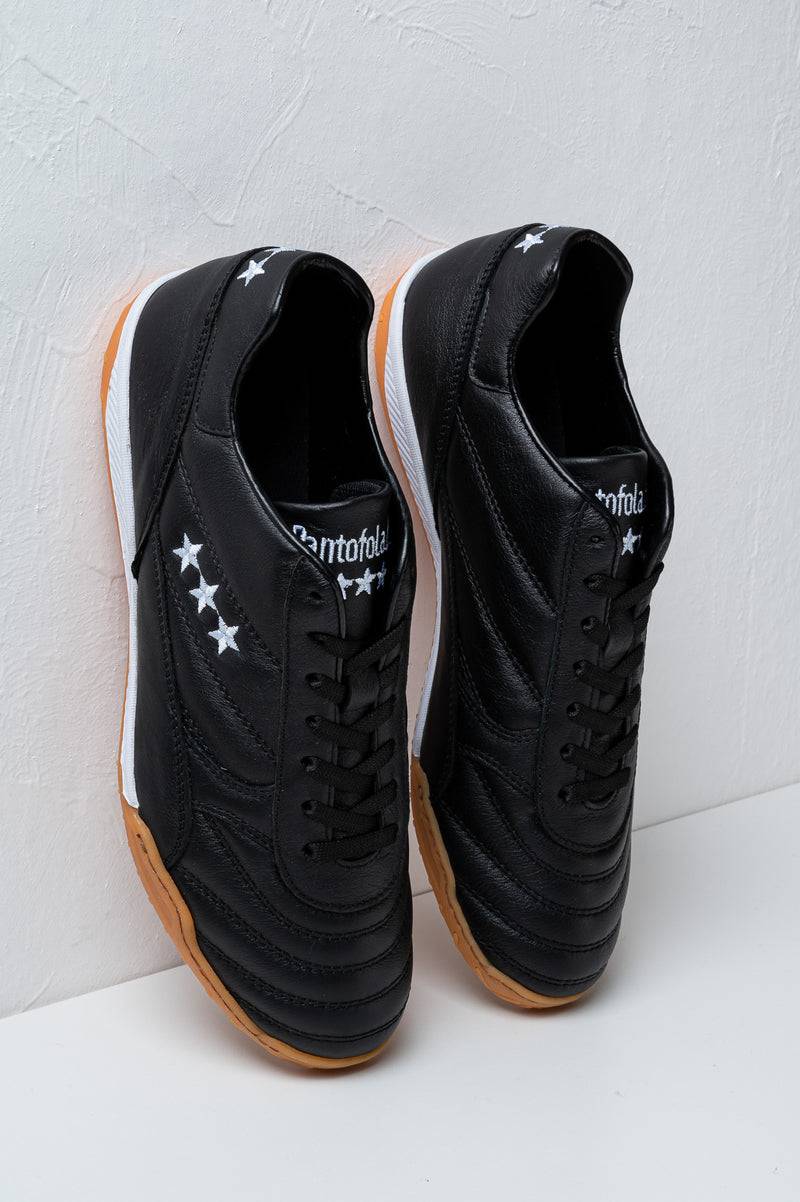 Pantofola Doro Scarpe da calcio Indoor in pelle Alloro Qualità Garantita