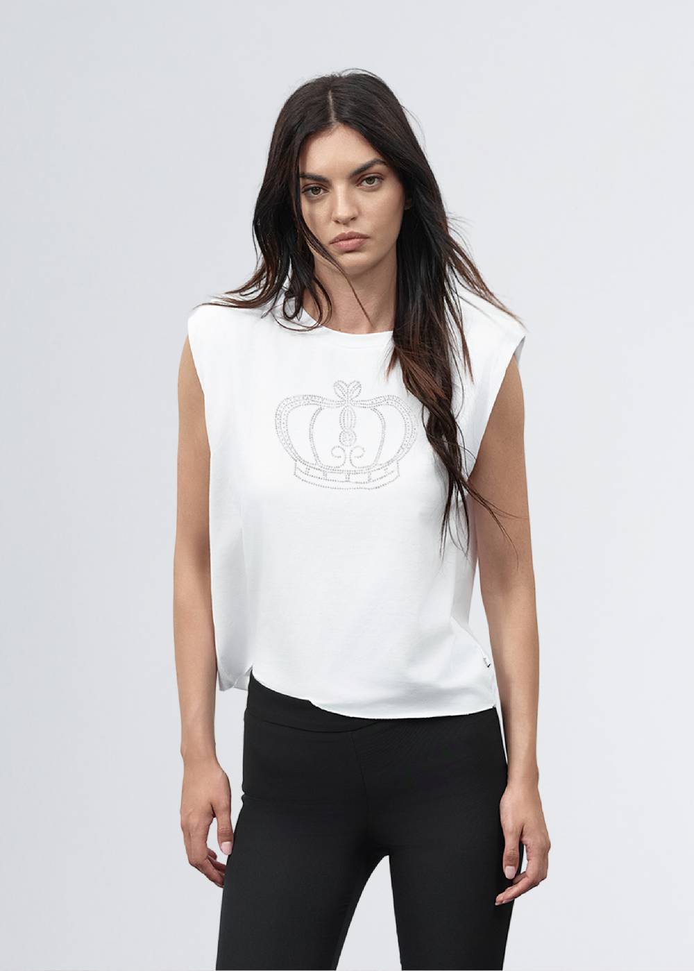 Paola T. T-shirt smanicata Queen