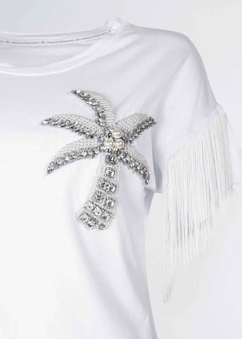 Paola T. T-shirt in cotone stretch Negozio