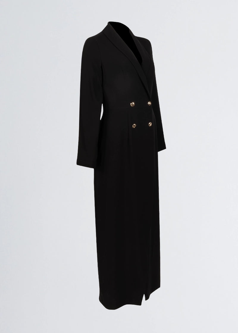Paola T. Robe-manteau in cady fluid strech Qualità Garantita