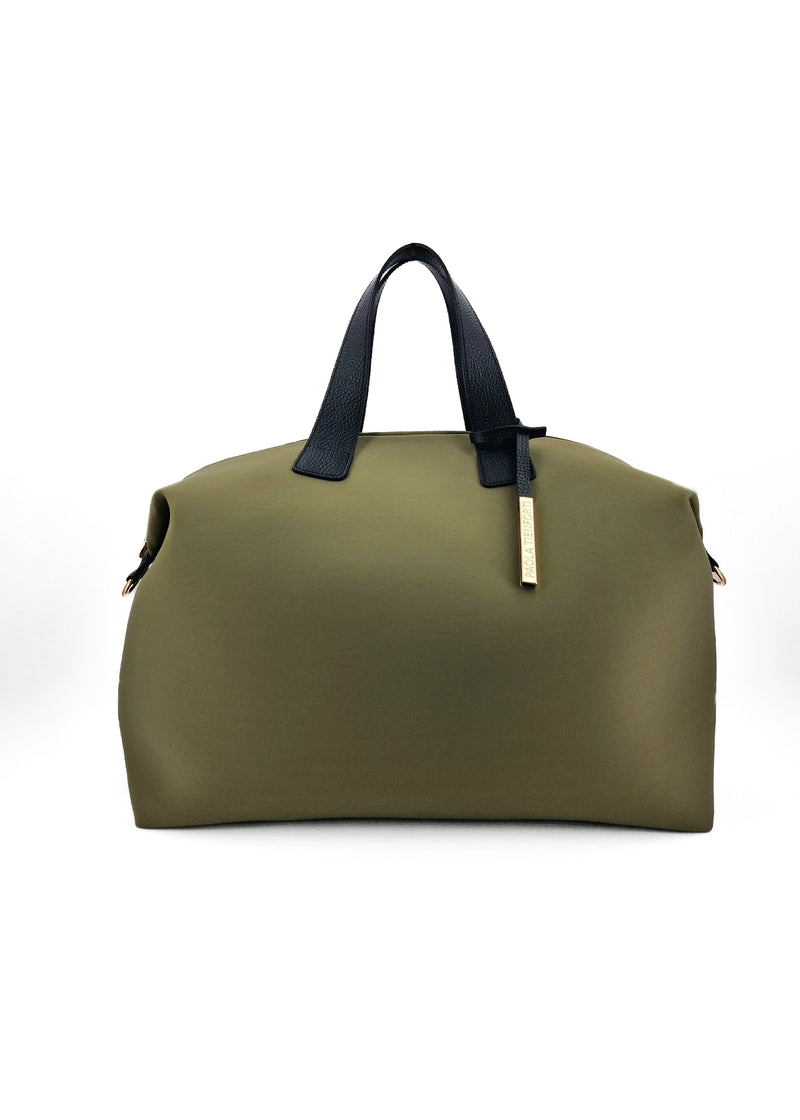 Paola T. Bauletto medium in neoprene con dettagli oro I Più Venduti