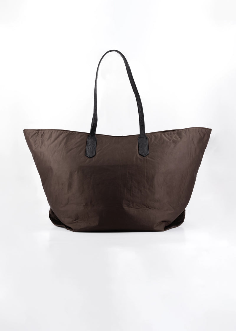Paola T. Shopper in nylon con rivetti oro Promozione Limitata