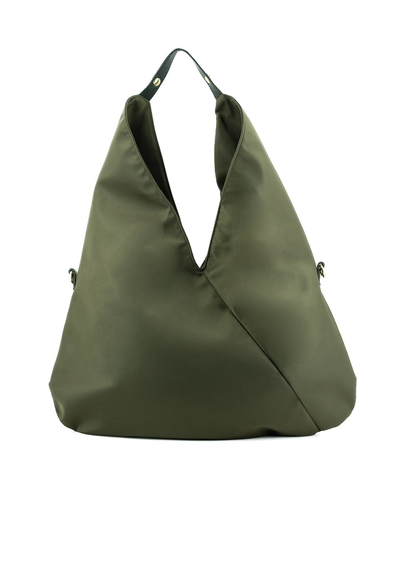 Paola T. Sacca hobo in nylon con dettagli oro Fino Al -60%