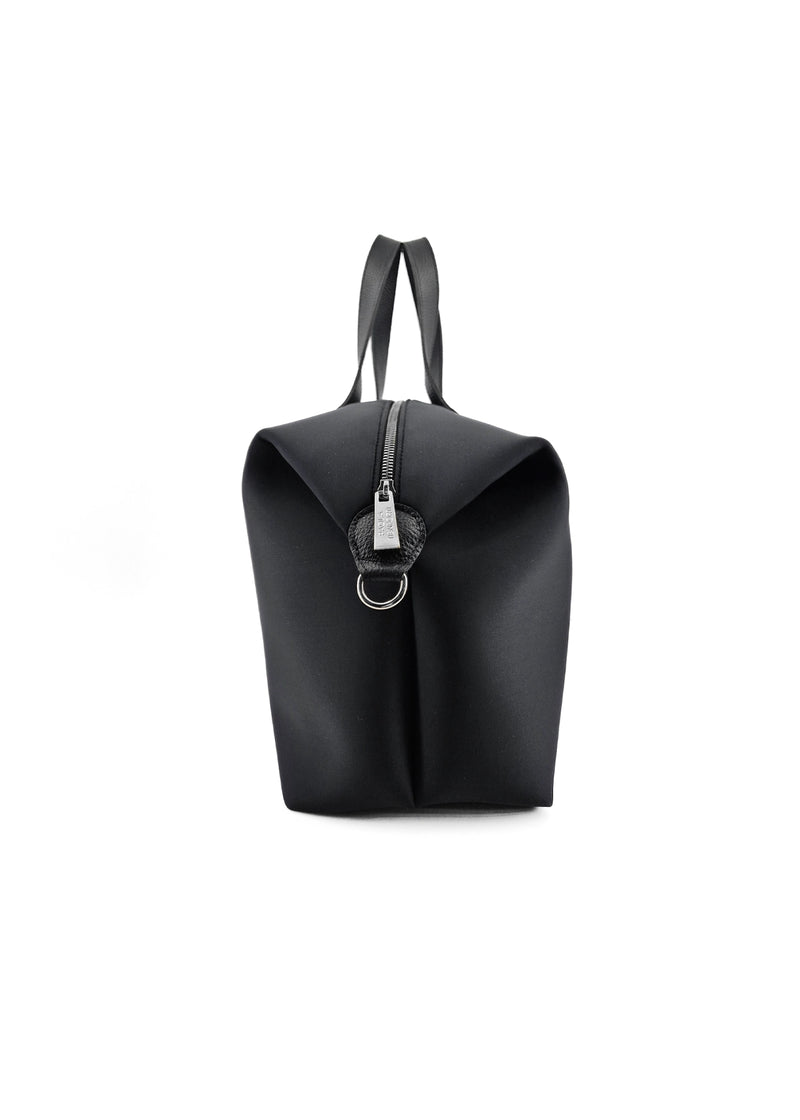Paola T. Bauletto medium in neoprene con dettagli argento Sottocosto