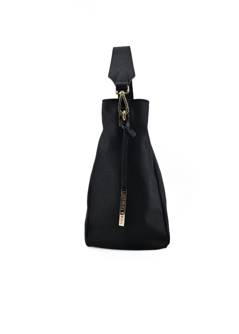 Paola T. Sacca in cordura con dettagli oro Economico