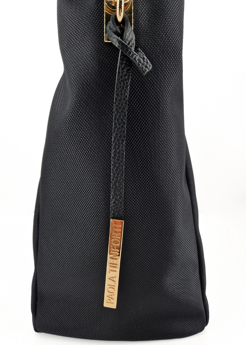 Paola T. Sacca in cordura con dettagli oro Economico
