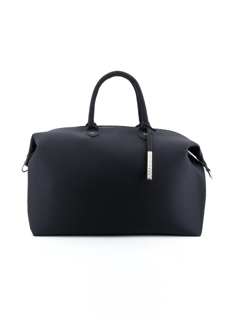 Paola T. Bauletto large in neoprene con dettagli argento Online