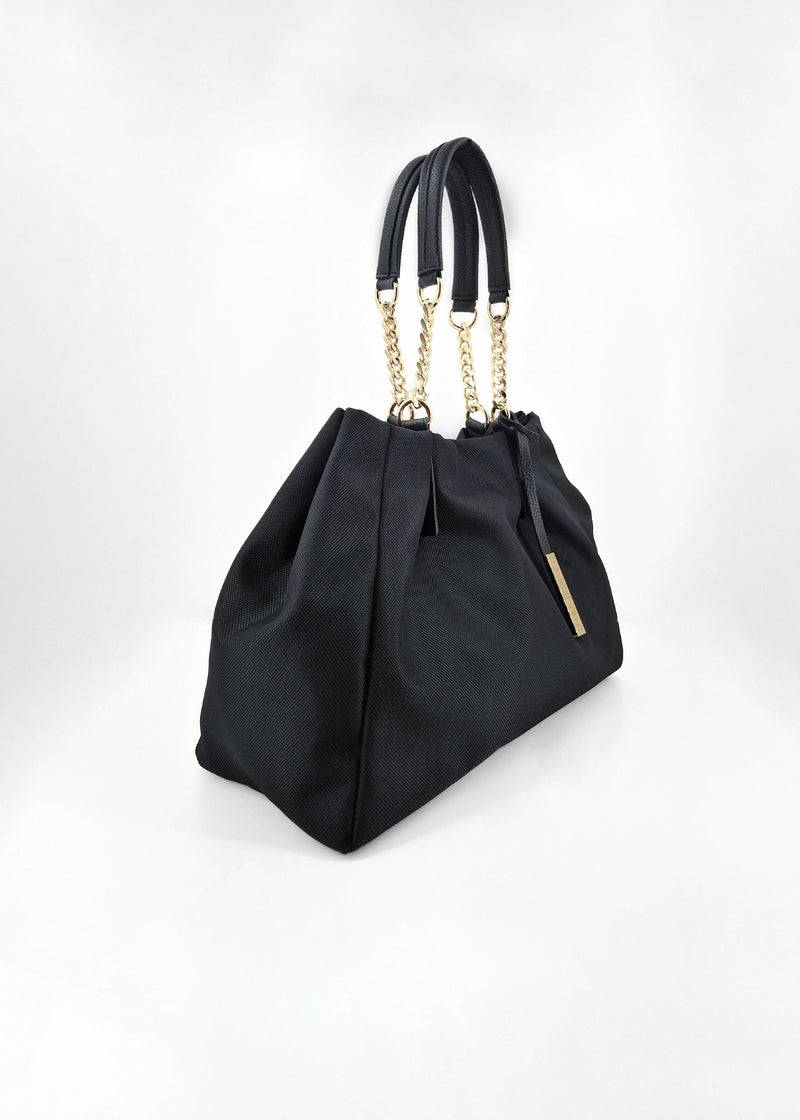 Paola T. Shopper in cordura con dettagli oro Ultimi tre giorni