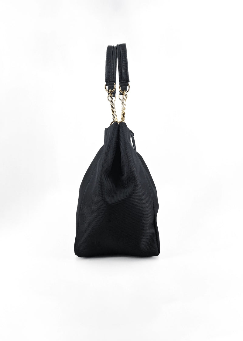 Paola T. Shopper in cordura con dettagli oro Ultimi tre giorni