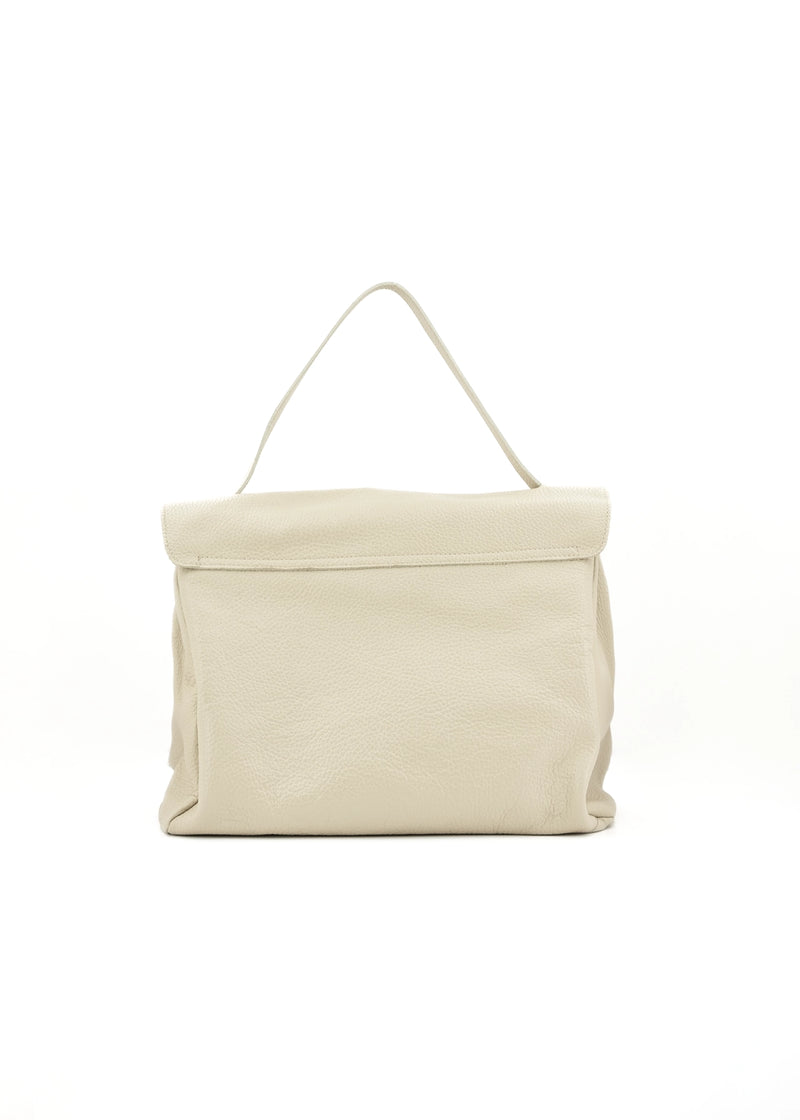 Paola T. Shopper medium in pelle morbida con dettagli oro Offerte