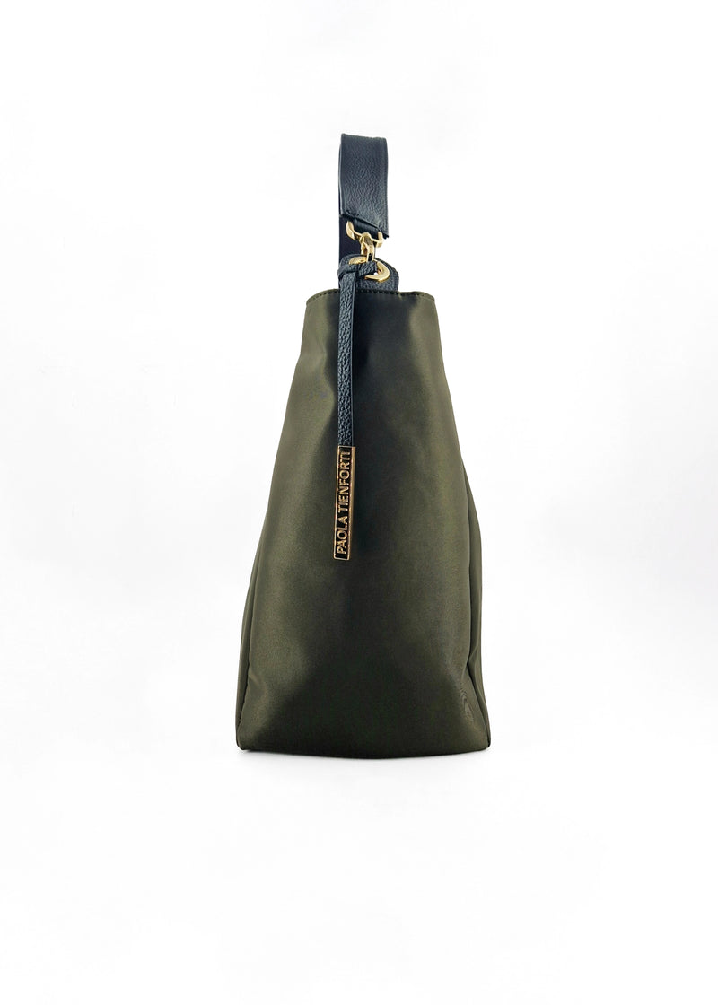 Paola T. Sacca in nylon con dettagli oro Hotsell