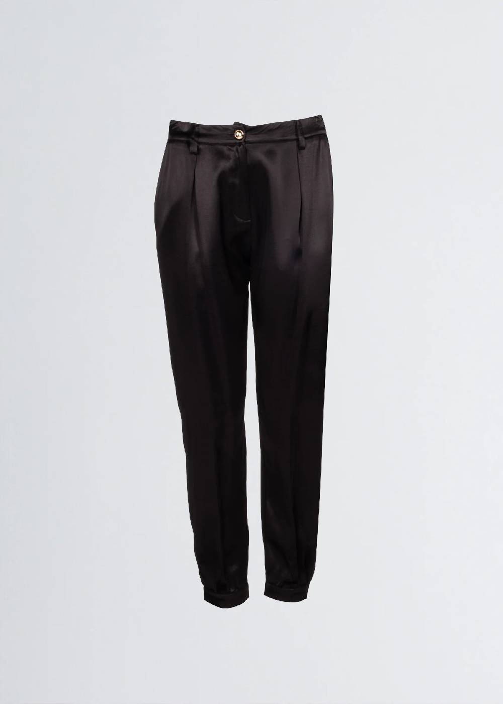 Paola T. Pantalone jogger in raso di viscosa Italia