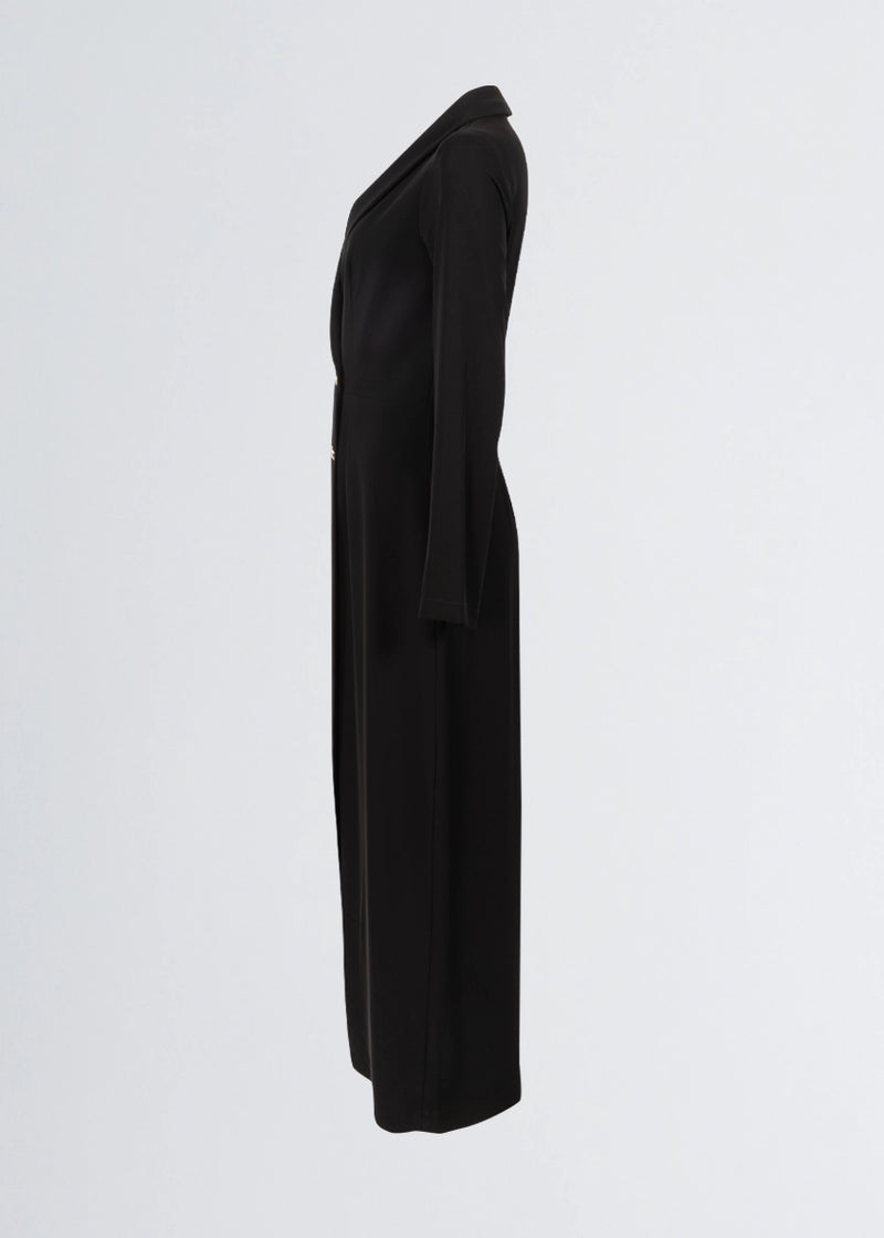 Paola T. Robe-manteau in cady fluid strech Qualità Garantita