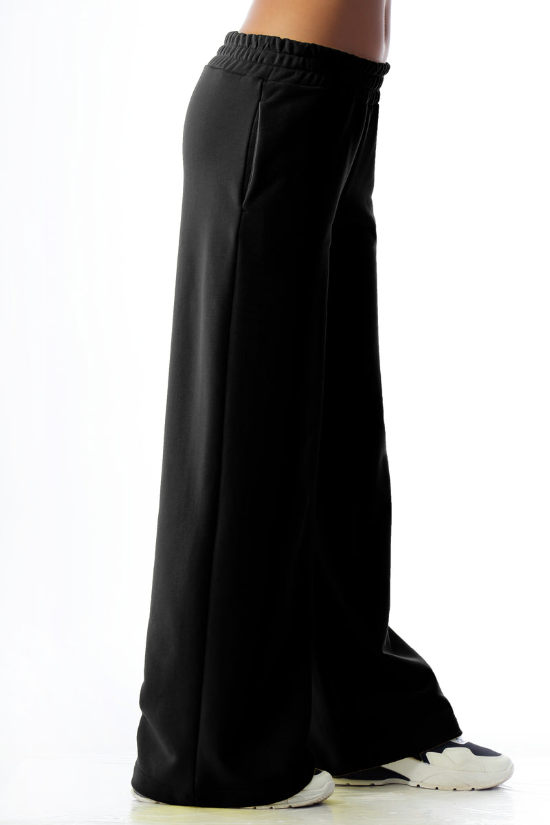 Paola T. Pantalone palazzo in cotone stretch Acquista Ora