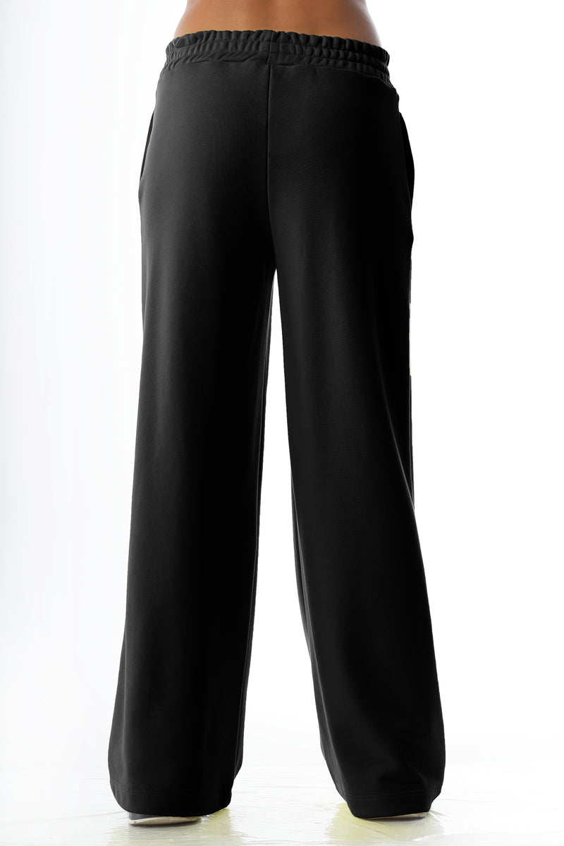 Paola T. Pantalone palazzo in cotone stretch Acquista Ora