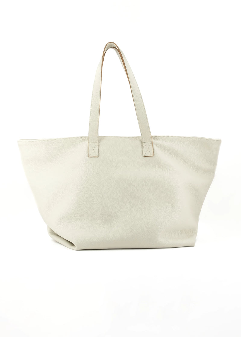 Paola T. Shopper large in pelle morbida con dettagli oro Affare Del Giorno