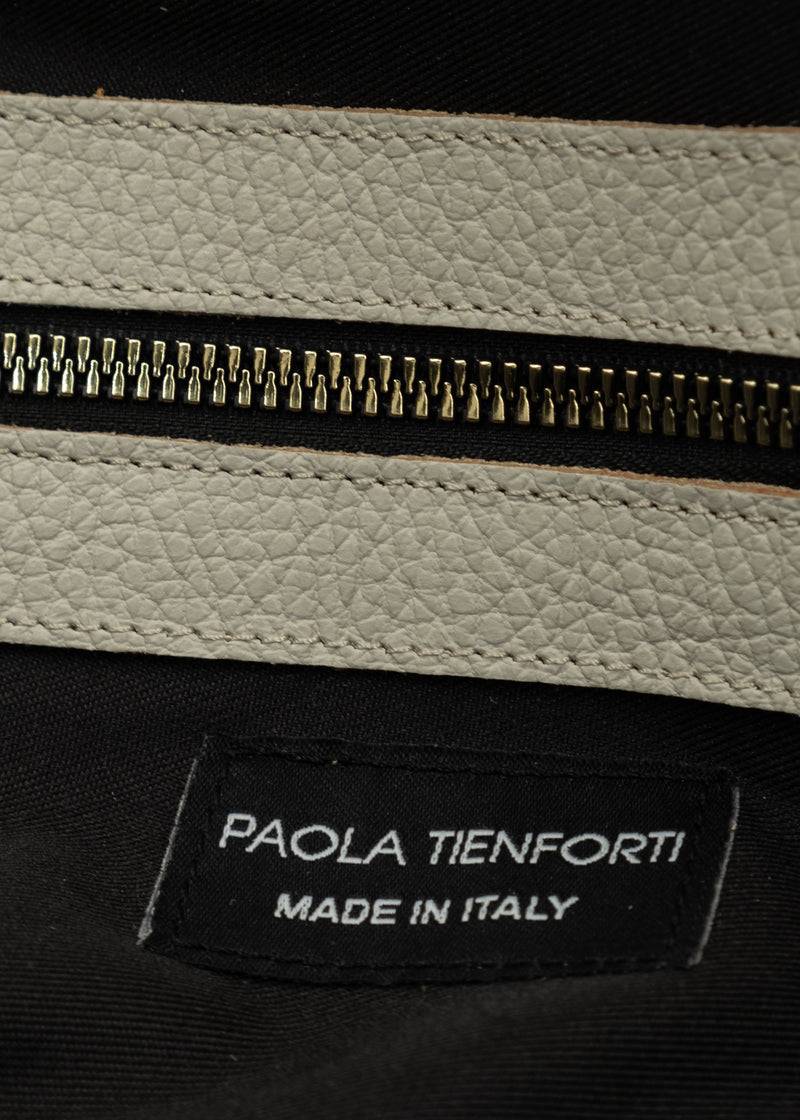 Paola T. Shopper large in pelle morbida con dettagli oro Affare Del Giorno