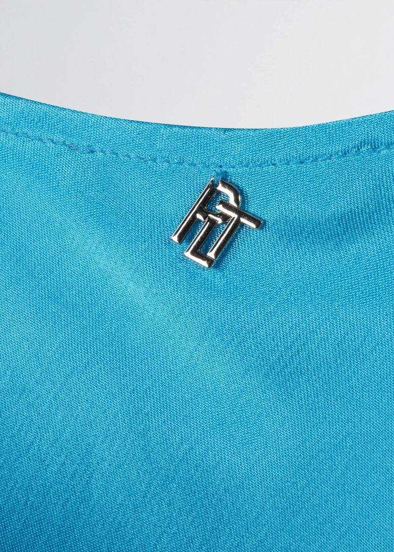 Paola T. Blusa scollatura morbida in raso Prezzo Ridotto