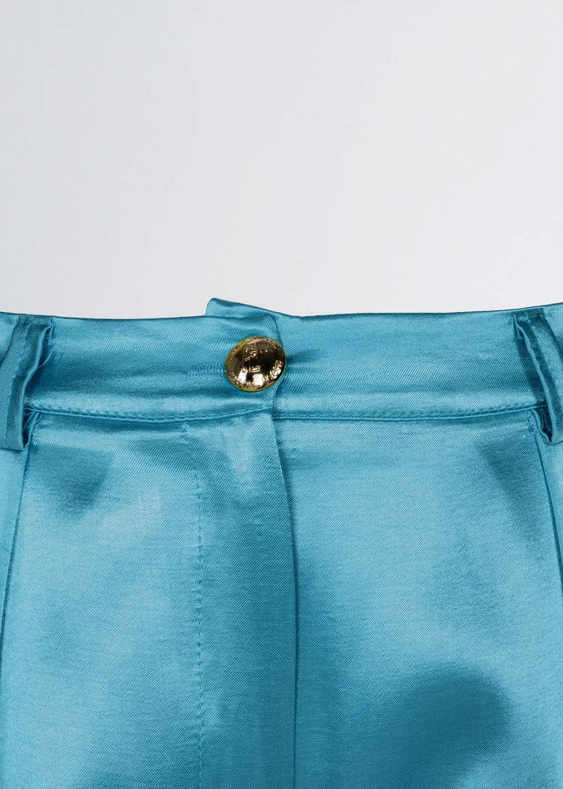 Paola T. Pantalone jogger in raso di viscosa In Vendita