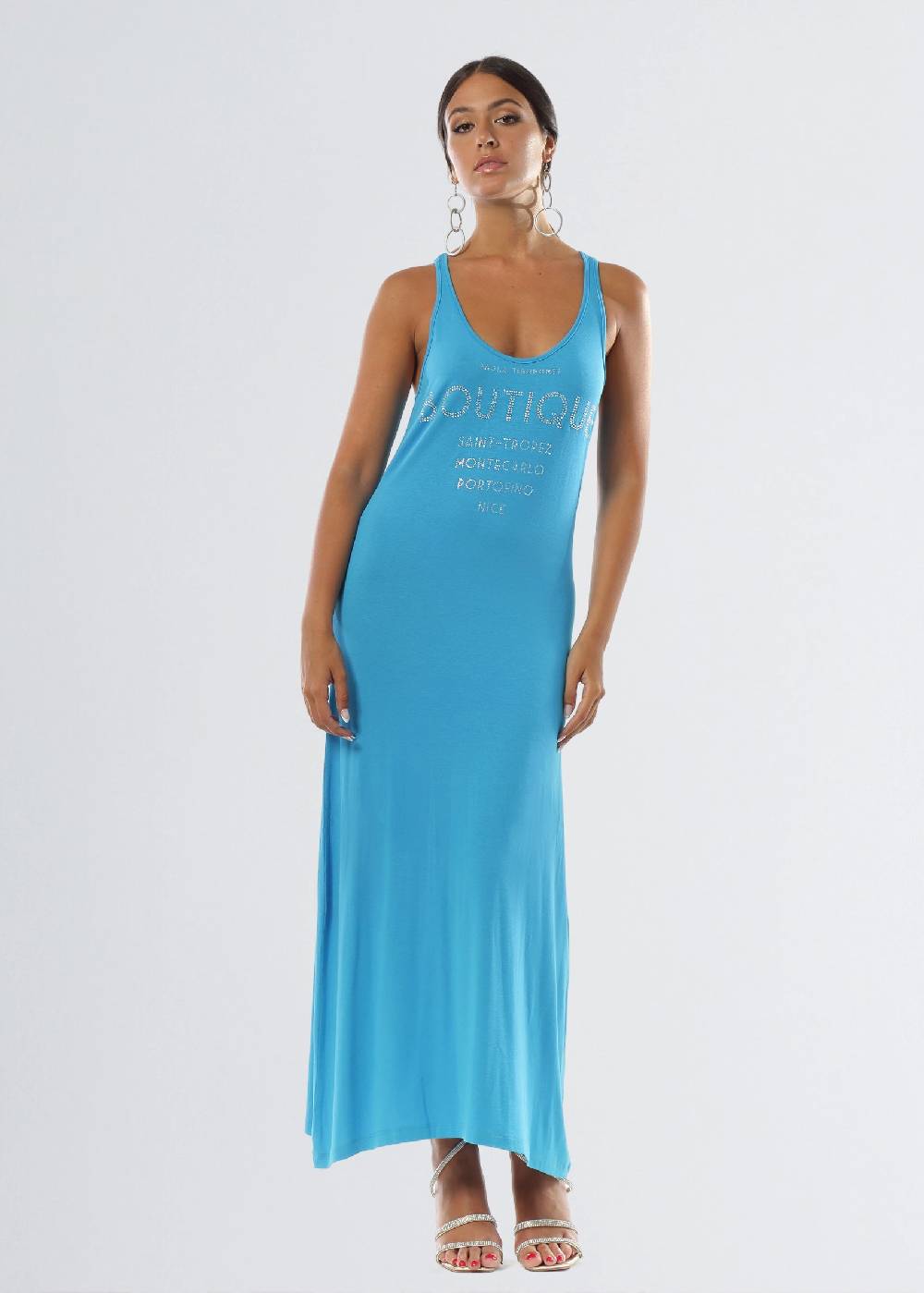Paola T. Abito in jersey di viscosa Moda