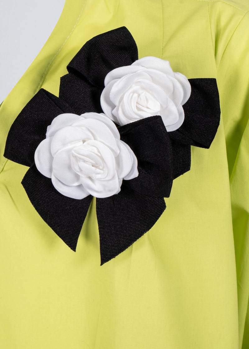 Paola T. Blusa in cotone stretch Fino Al -60%