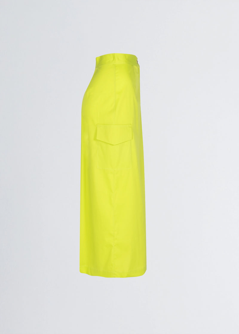 Paola T. Gonna in cotone stretch con tasconi Shopping Online