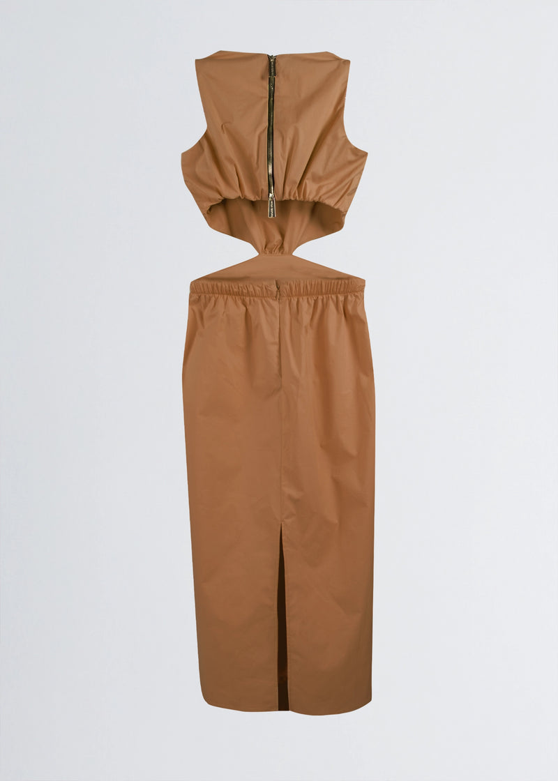 Paola T. Abito CUT-OUT in cotone stretch Offerte