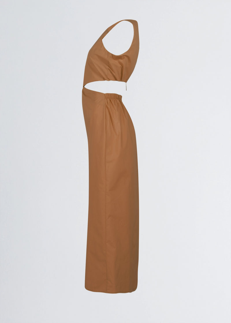 Paola T. Abito CUT-OUT in cotone stretch Offerte