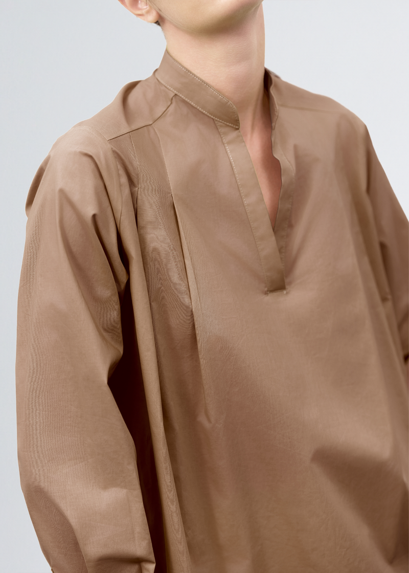Paola T. Blusa in cotone stretch Vendita Calda