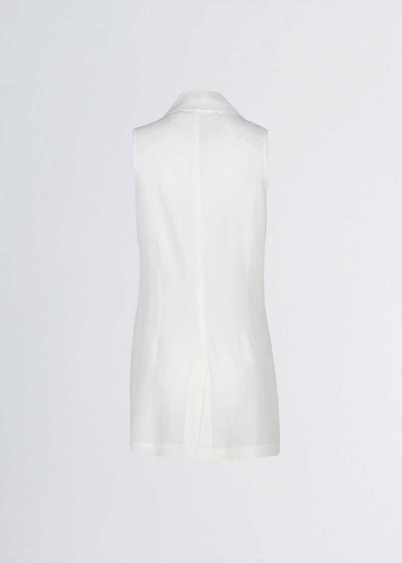 Paola T. Gilet in lino e viscosa Shopping Online