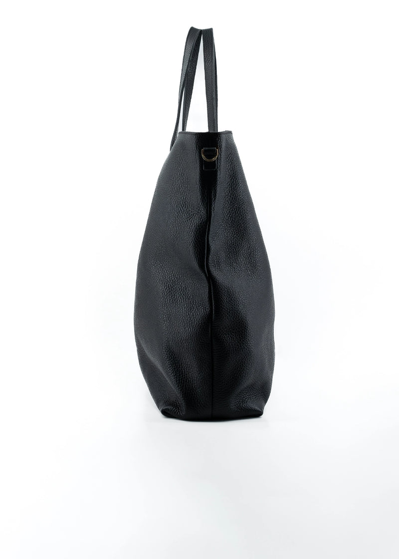 Paola T. Shopper large in pelle morbida con dettagli argento Shopping Online