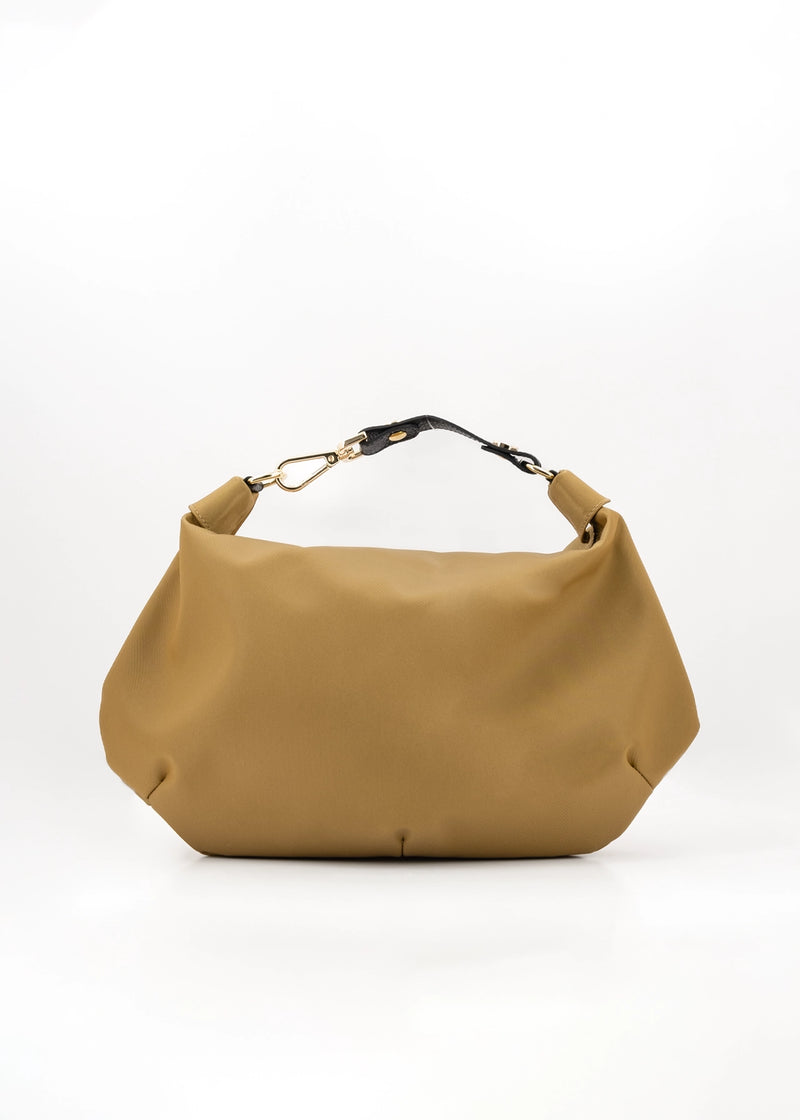 Paola T. Borsa a sacca in nylon con dettagli oro Offerte