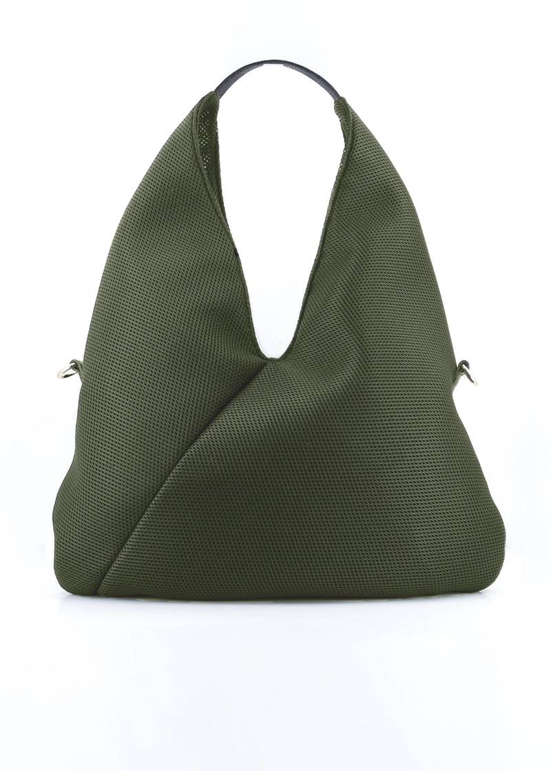 Paola T. Sacca hobo in traforato con dettagli oro In Saldo