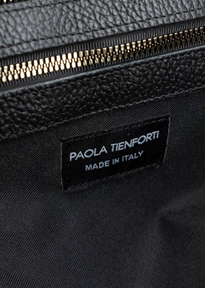 Paola T. Shopper in traforato con pendente argento Nuova