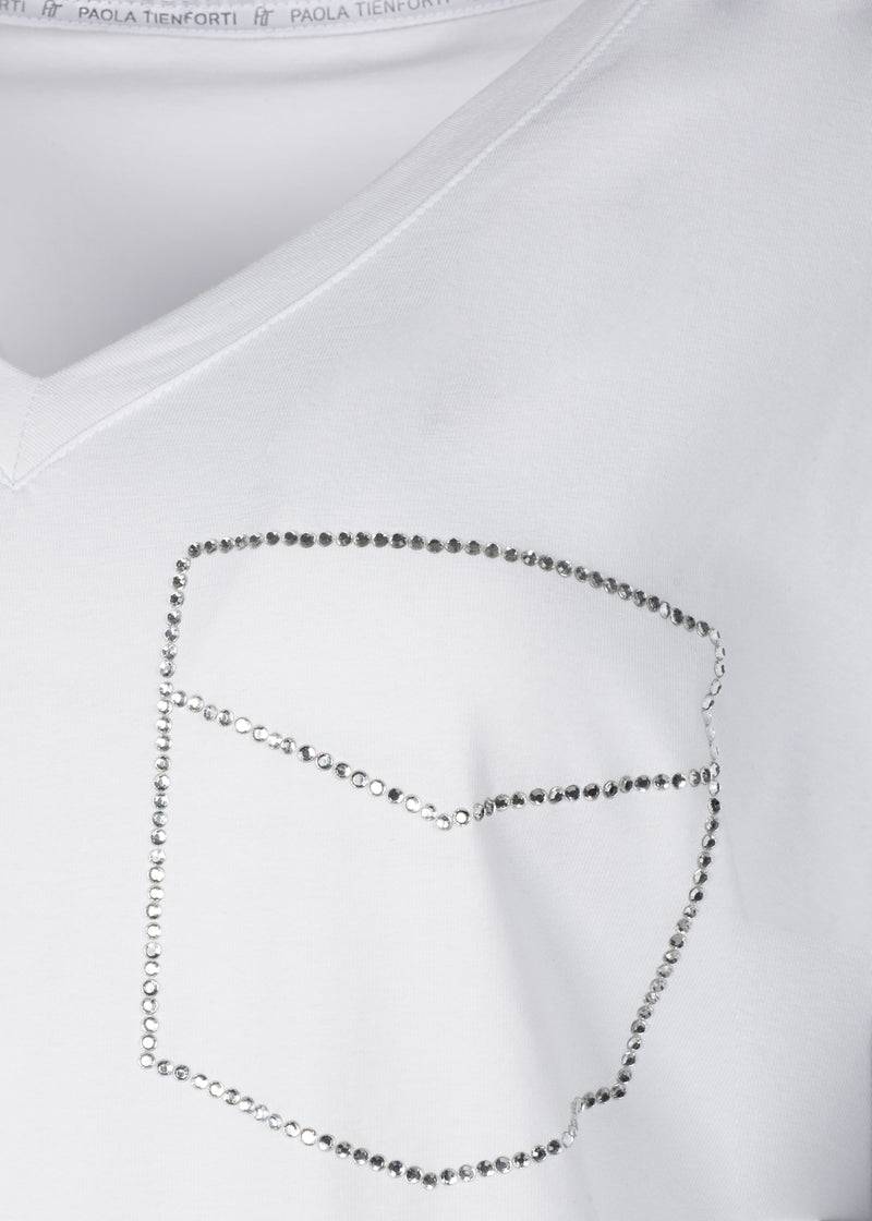 Paola T. T-Shirt in cotone stretch Sconto