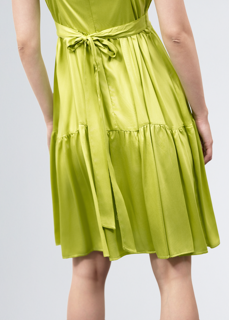 Paola T. Abito corto con scollo incrociato Online