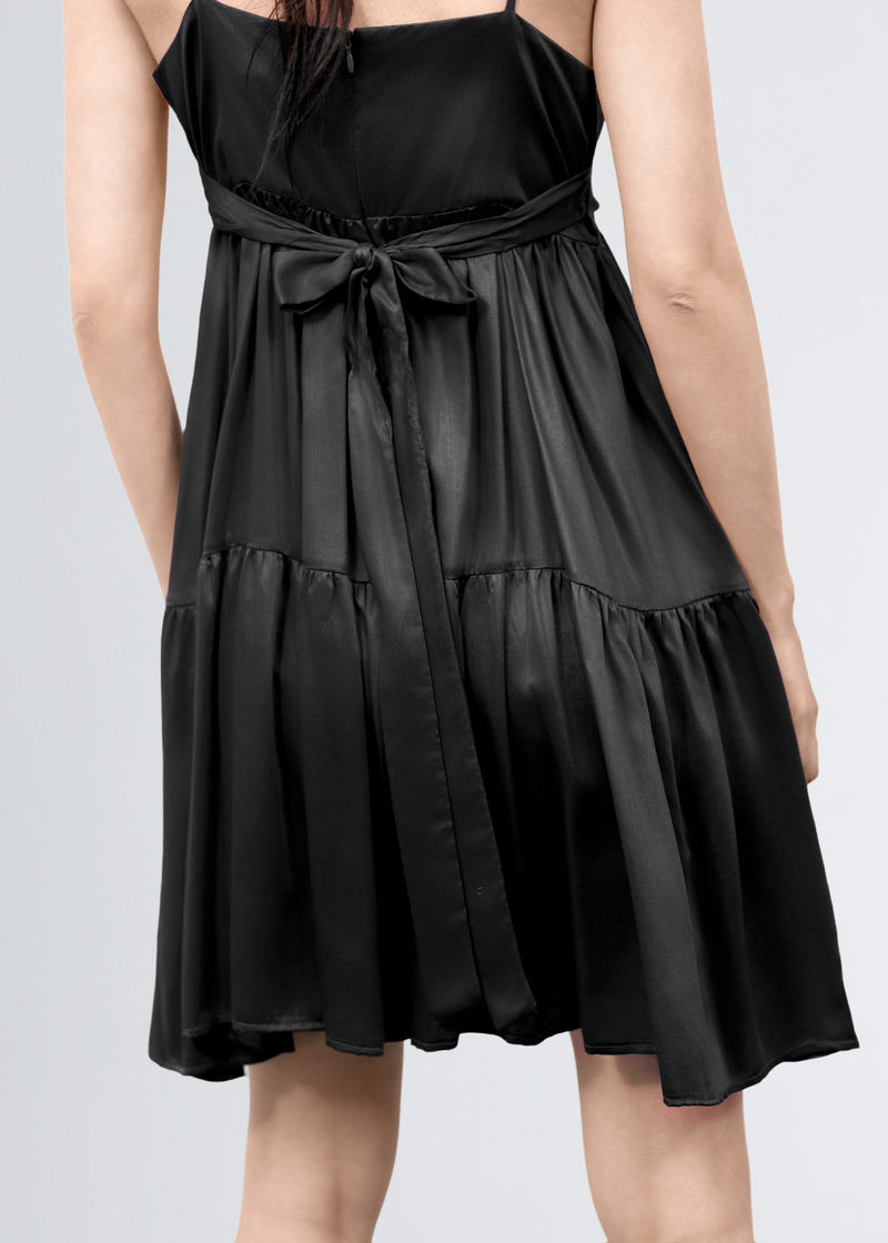Paola T. Abito corto con scollo incrociato Outlet