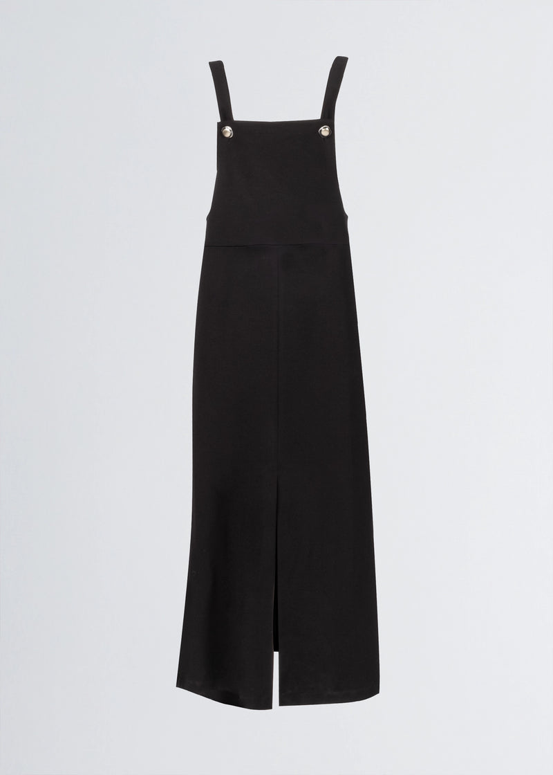 Paola T. Salopette gonna in cotone stretch 2025