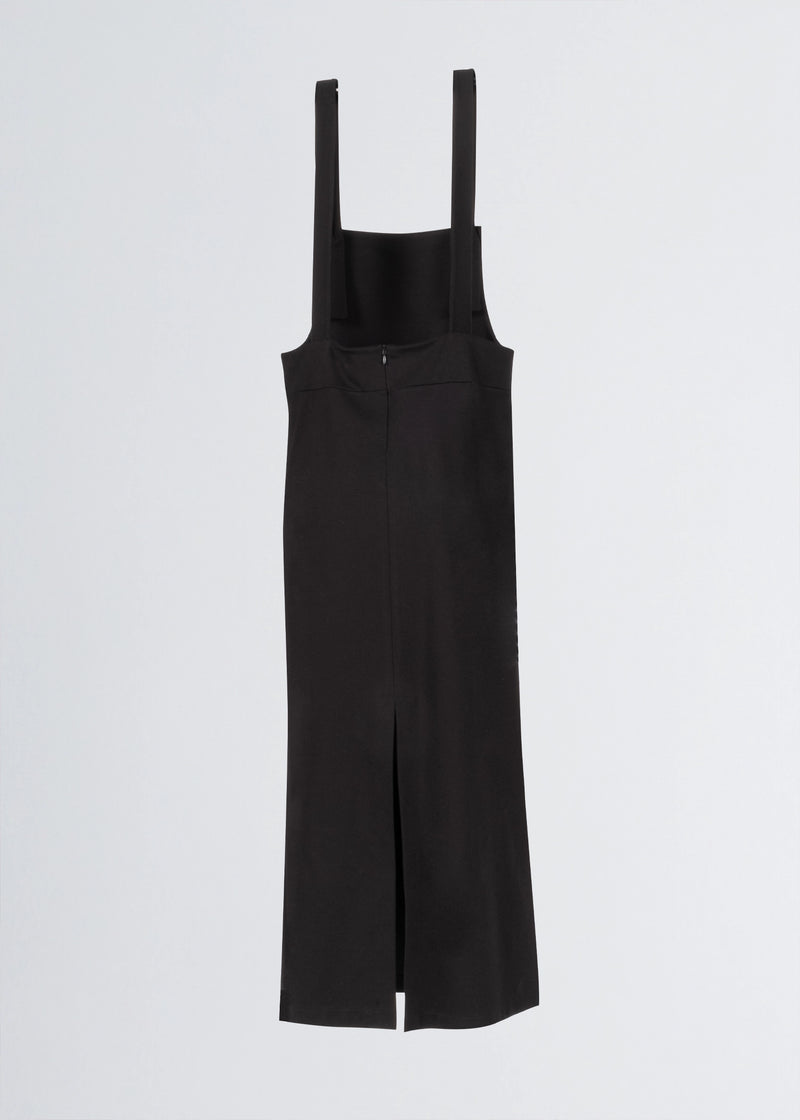 Paola T. Salopette gonna in cotone stretch 2025