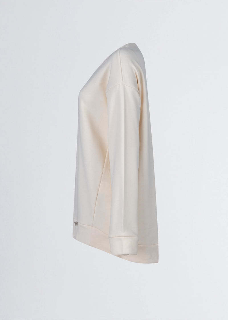 Paola T. Felpa in cotone stretch Nuovo