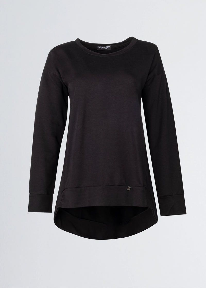 Paola T. Felpa in cotone stretch Qualità