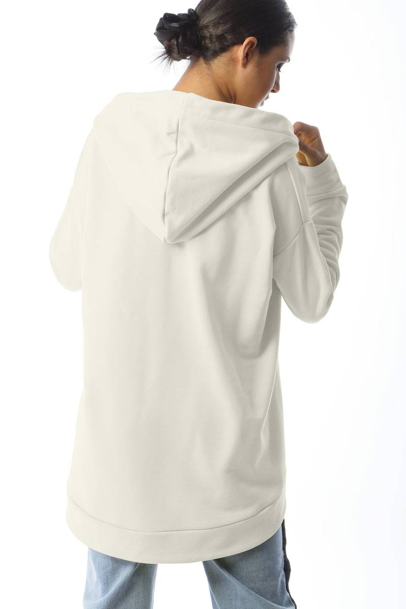 Paola T. Felpa oversize con cappuccio Vendita