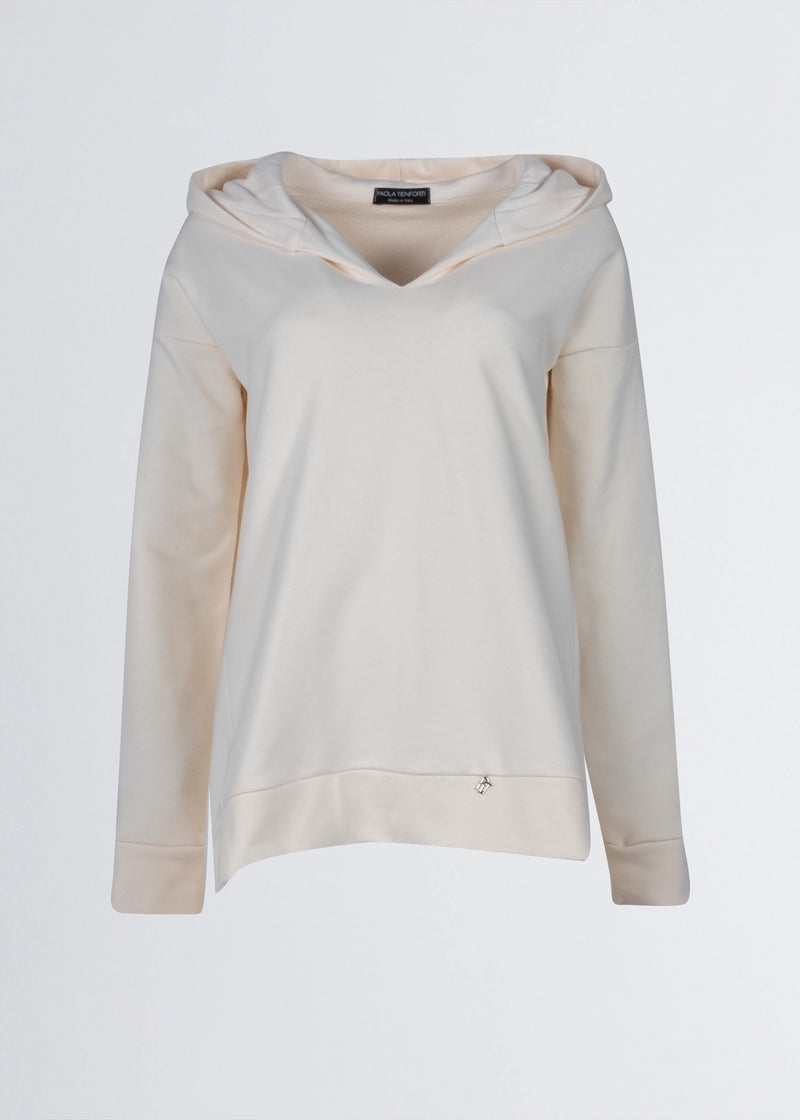 Paola T. Felpa oversize con cappuccio Vendita
