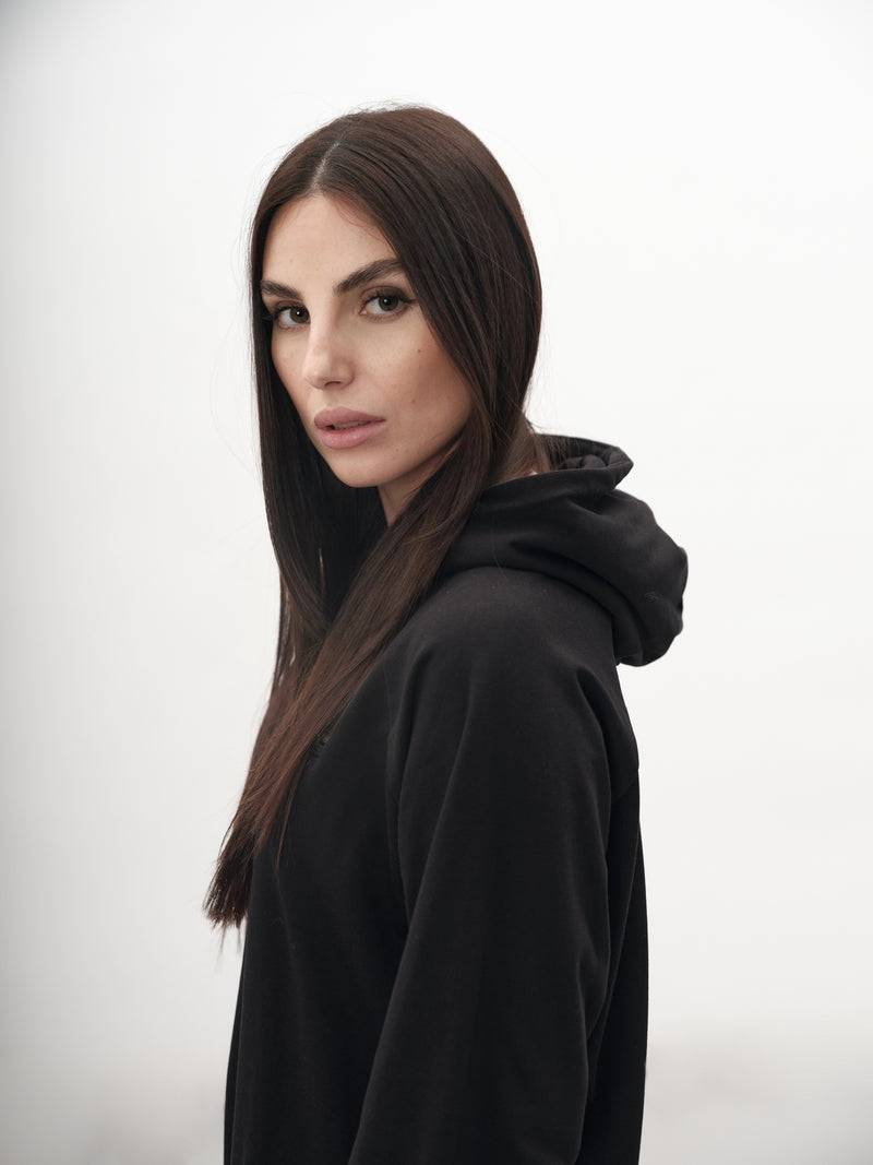Paola T. Felpa oversize con cappuccio Promozione