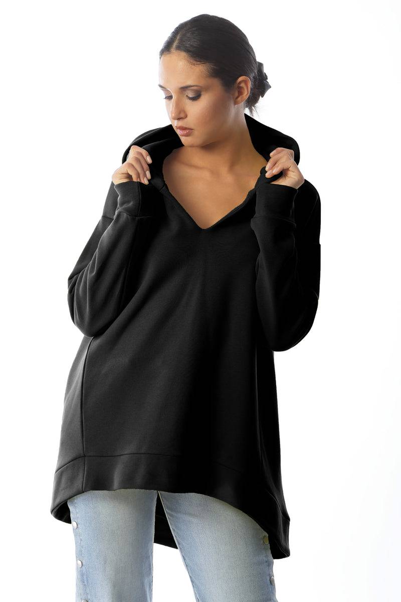 Paola T. Felpa oversize con cappuccio Promozione