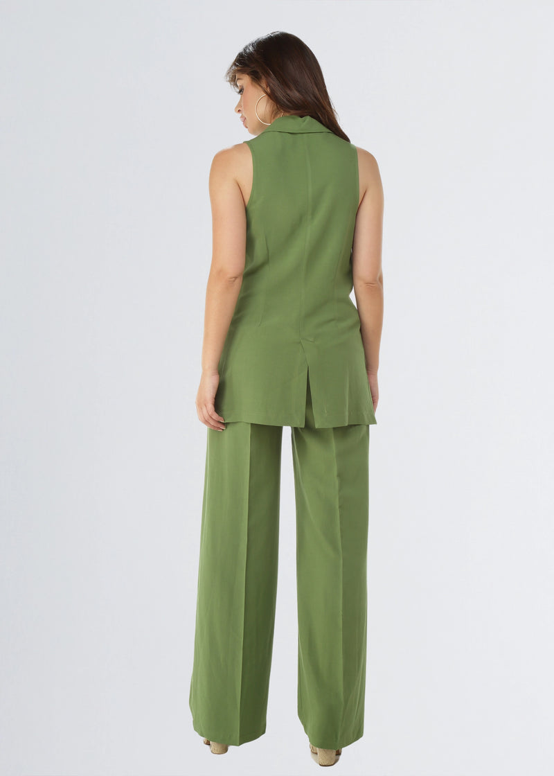 Paola T. Gilet in lino e viscosa Cyber Monday