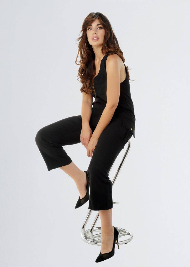 Paola T. Tuta in lino e viscosa Moda
