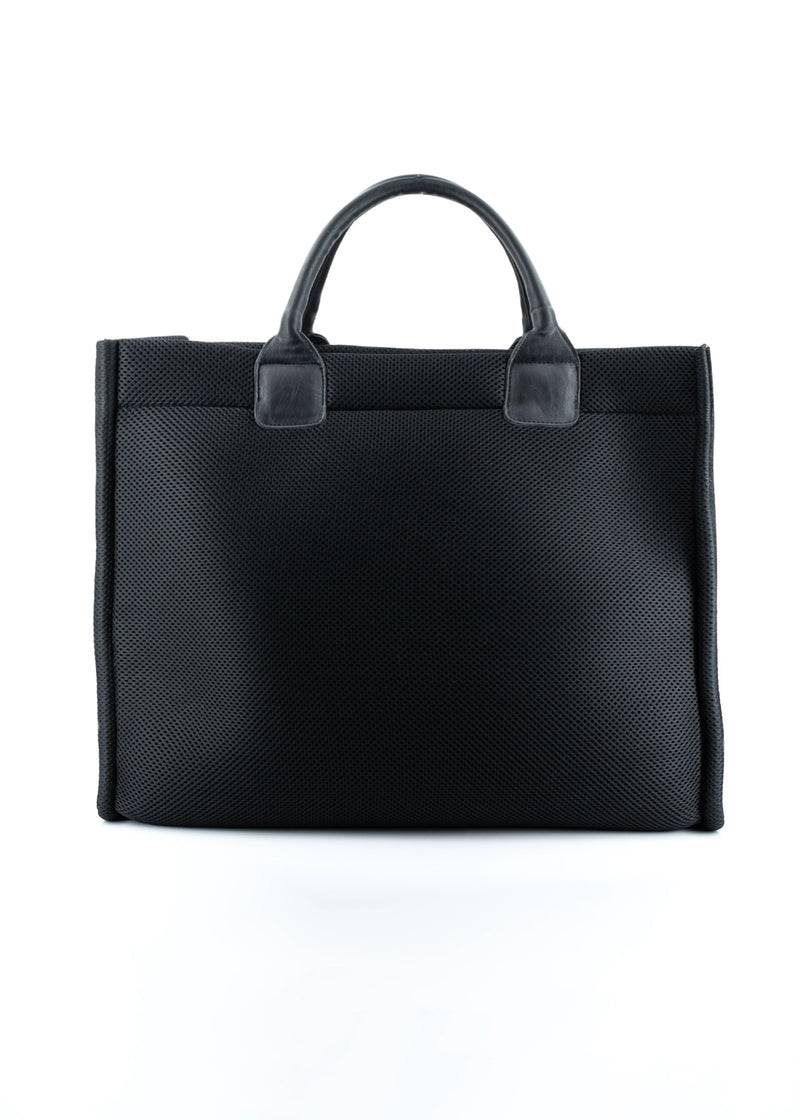 Paola T. Shopper large in traforato con dettagli argento Qualità Garantita