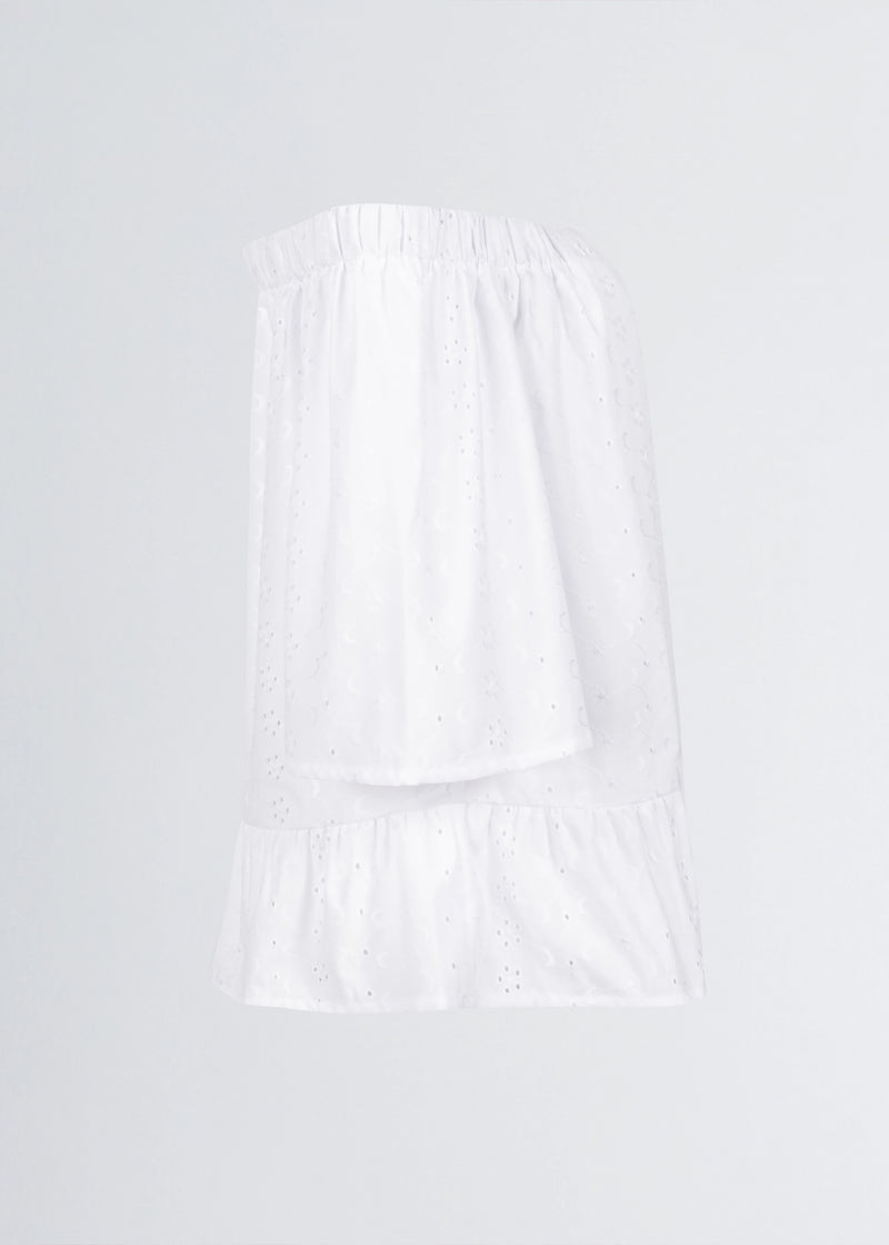 Paola T. Blusa in cotone sangallo Italy
